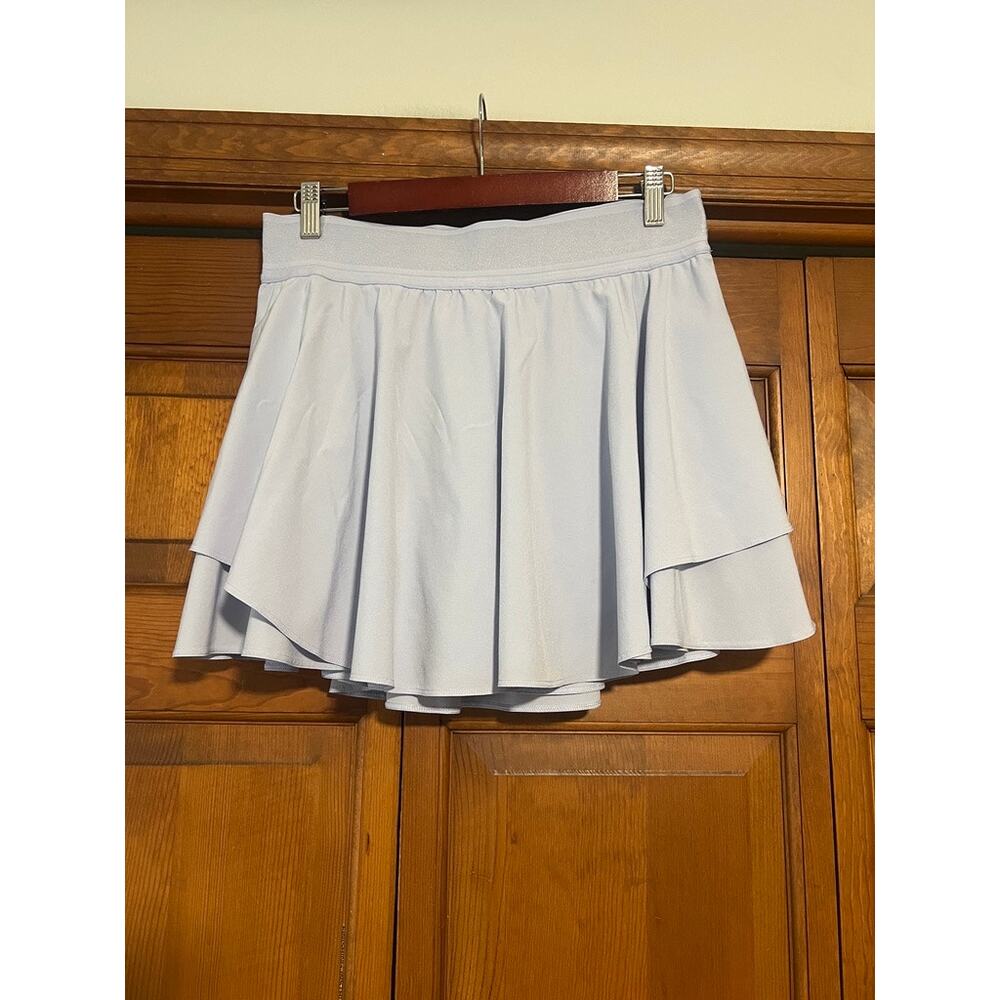 Lululemon Women's Court Rival High-Rise Skort Long Pastel Blue Athleisure SZ 10 - Picture 2 of 8